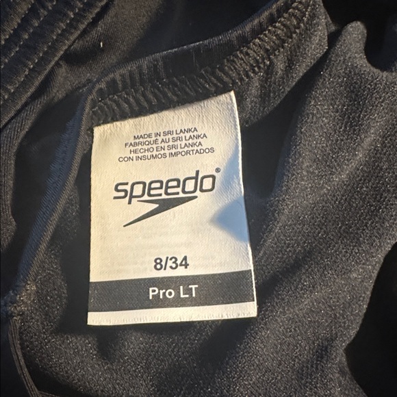 Speedo Women's Swimsuit One Piece ProLT Super Pro Solid Black Adult 8 / 34 NWT - Picture 7 of 9